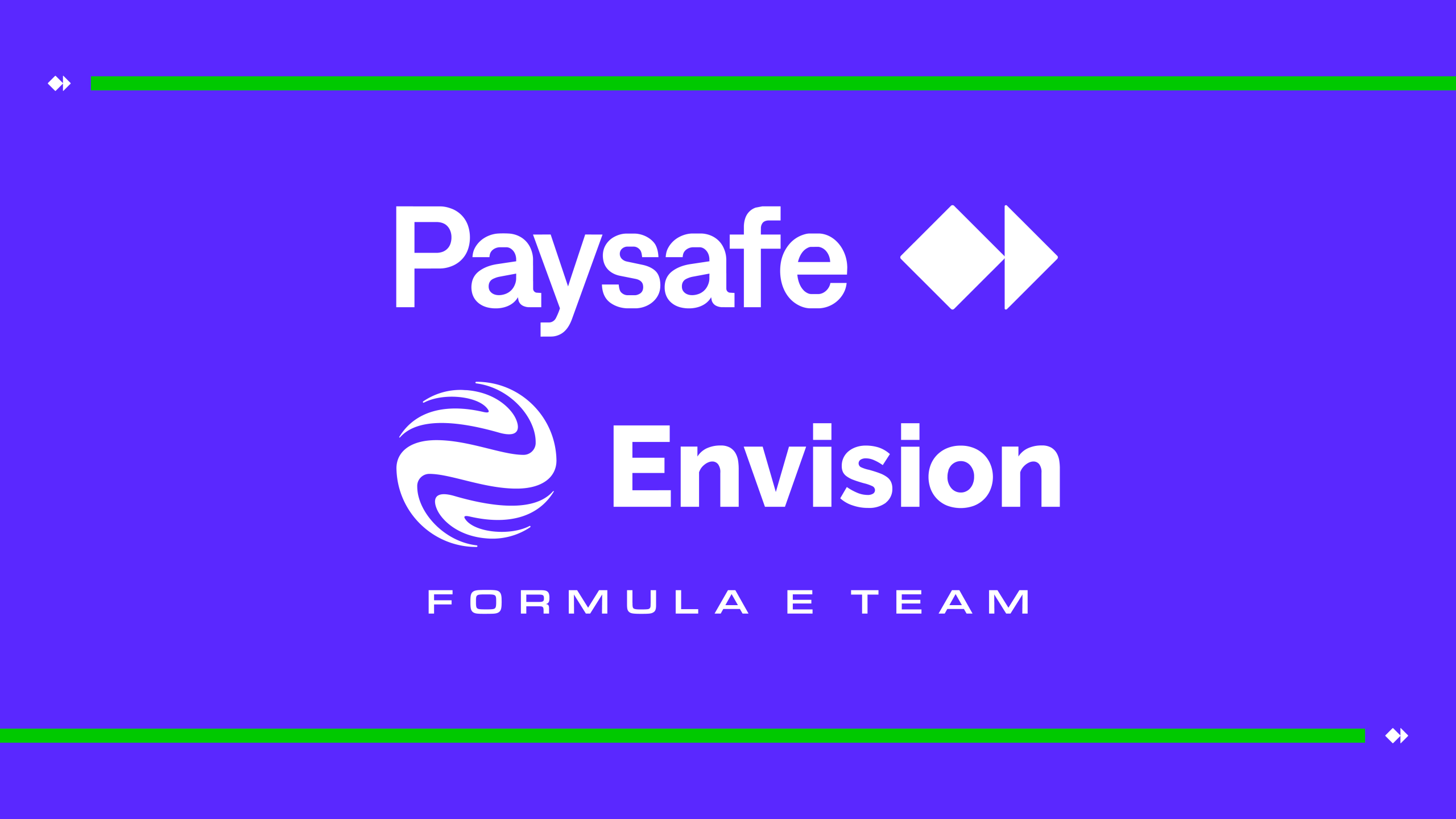 Paysafe becomes Envision Racing Title Partner to build the future of fan engagement; where motorsport, gaming and payments become one